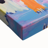 Colorful Kids Room Wall Art – Playful Pug Nursery Wall Art Print