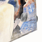 Modern Watercolor Family Scene - Soft Art Print of Figures by Charles Demuth