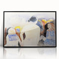 Modern Watercolor Family Scene - Soft Art Print of Figures by Charles Demuth