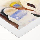 Modern Watercolor Family Scene - Soft Art Print of Figures by Charles Demuth