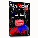 Bold Pop Art Wall Art – Graffiti-Inspired Jean-Michel Basquiat Canvas