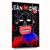 Bold Pop Art Wall Art – Graffiti-Inspired Jean-Michel Basquiat Canvas