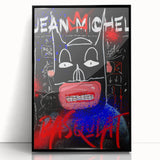 Bold Pop Art Wall Art – Graffiti-Inspired Jean-Michel Basquiat Canvas