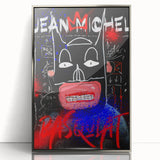 Bold Pop Art Wall Art – Graffiti-Inspired Jean-Michel Basquiat Canvas