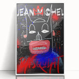 Bold Pop Art Wall Art – Graffiti-Inspired Jean-Michel Basquiat Canvas