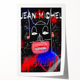 Bold Pop Art Wall Art – Graffiti-Inspired Jean-Michel Basquiat Canvas