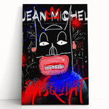 Bold Pop Art Wall Art – Graffiti-Inspired Jean-Michel Basquiat Canvas