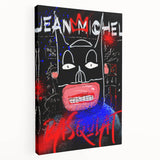 Bold Pop Art Wall Art – Graffiti-Inspired Jean-Michel Basquiat Canvas