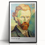 Large abstract wall art depicting a vibrant, impressionistic scene in a framed acrylic, ideal for modern art wall decor.