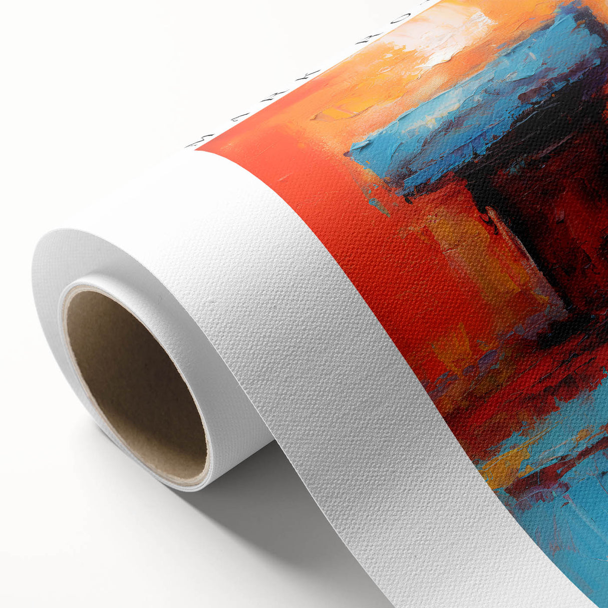 Art deco style Mark Rothko-inspired wall art on rolled canvas, featuring soft pastel shades, ideal for nursery wall decor.