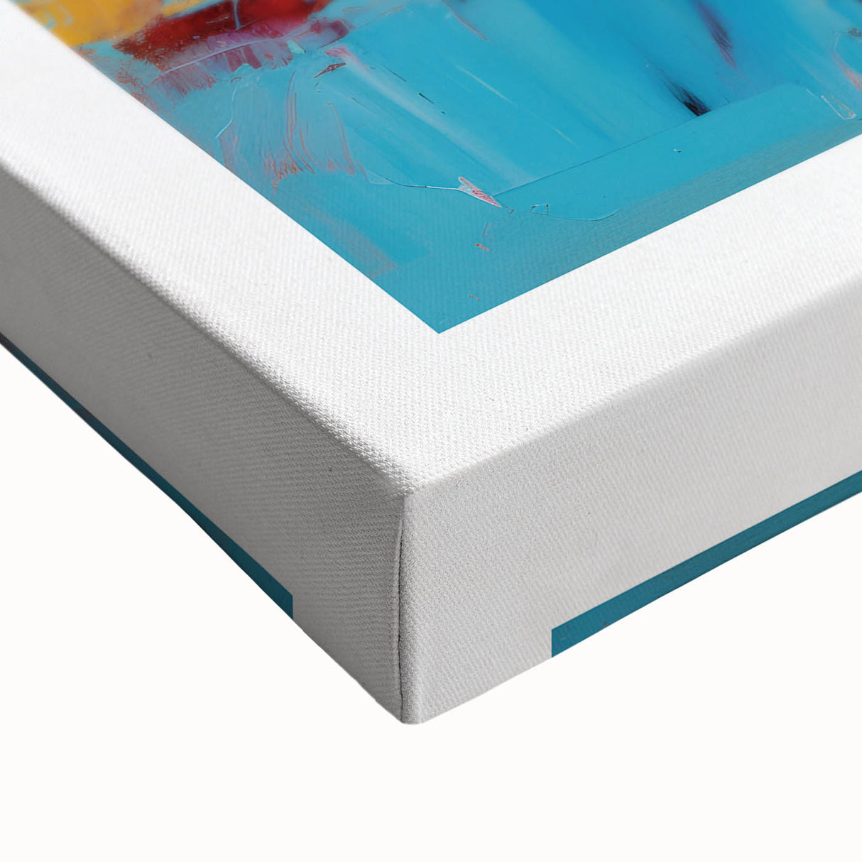 Large art featuring a black and white landscape painting on stretched canvas, ideal for bedroom wall decor.