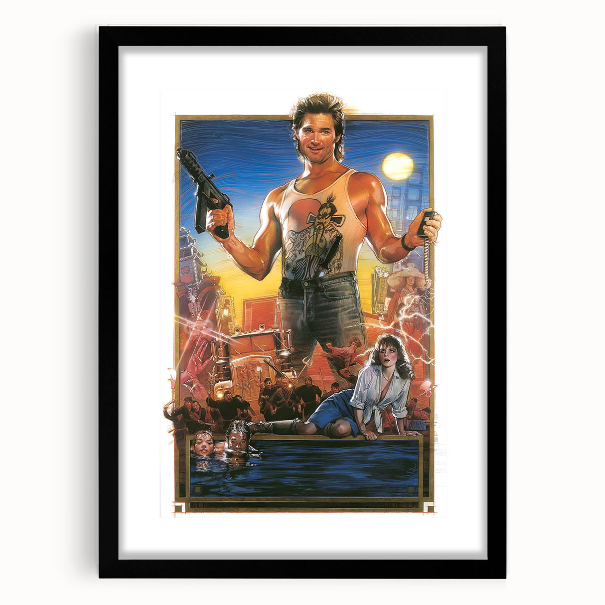 Retro Wall Art - Big Trouble in Little China Movie Poster