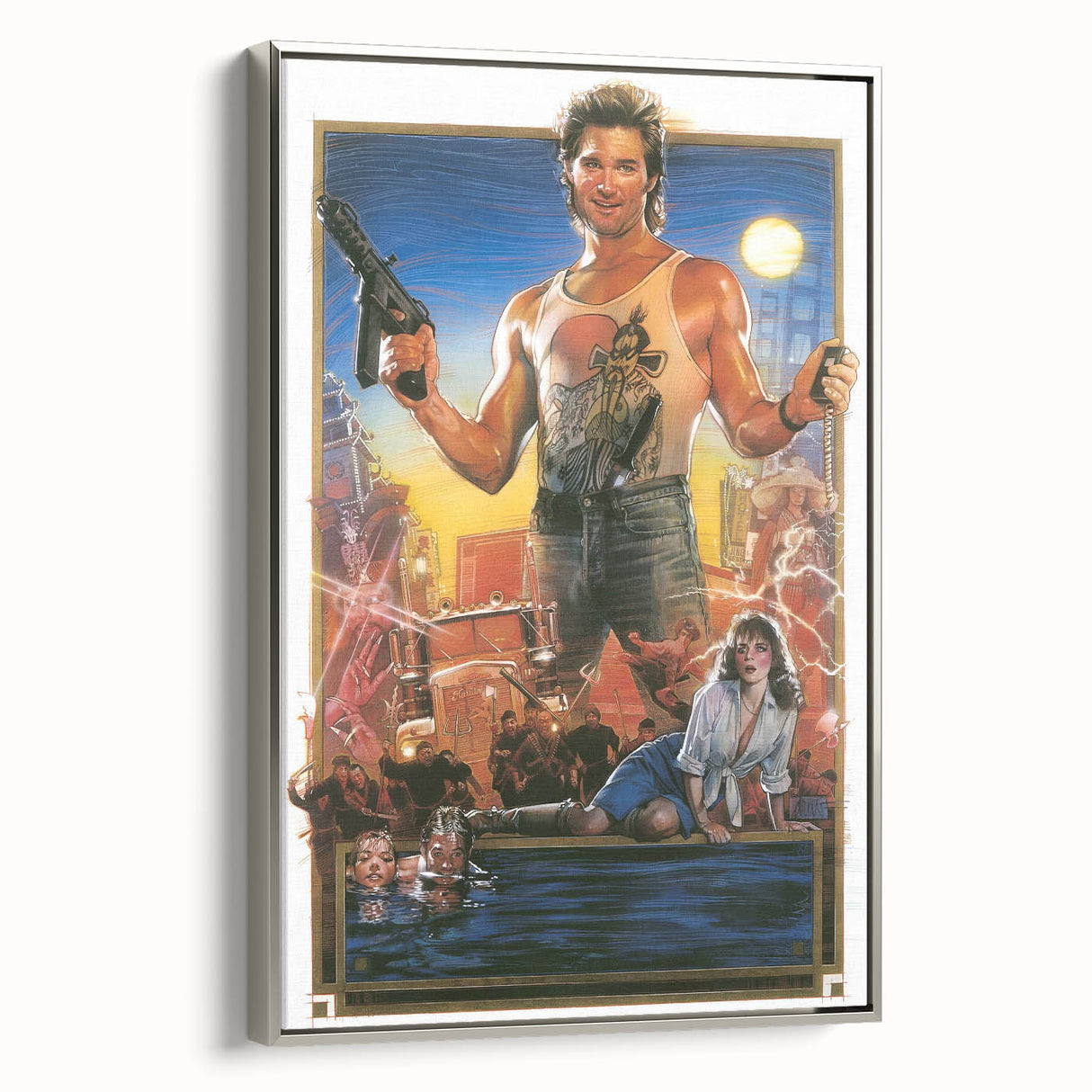 Retro Wall Art - Big Trouble in Little China Movie Poster