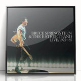 Retro Wall Art – Bruce Springsteen Live 1975-85 Canvas Print