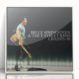 Retro Wall Art – Bruce Springsteen Live 1975-85 Canvas Print