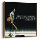 Retro Wall Art – Bruce Springsteen Live 1975-85 Canvas Print