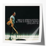 Retro Wall Art – Bruce Springsteen Live 1975-85 Canvas Print