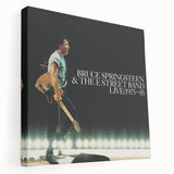 Retro Wall Art – Bruce Springsteen Live 1975-85 Canvas Print