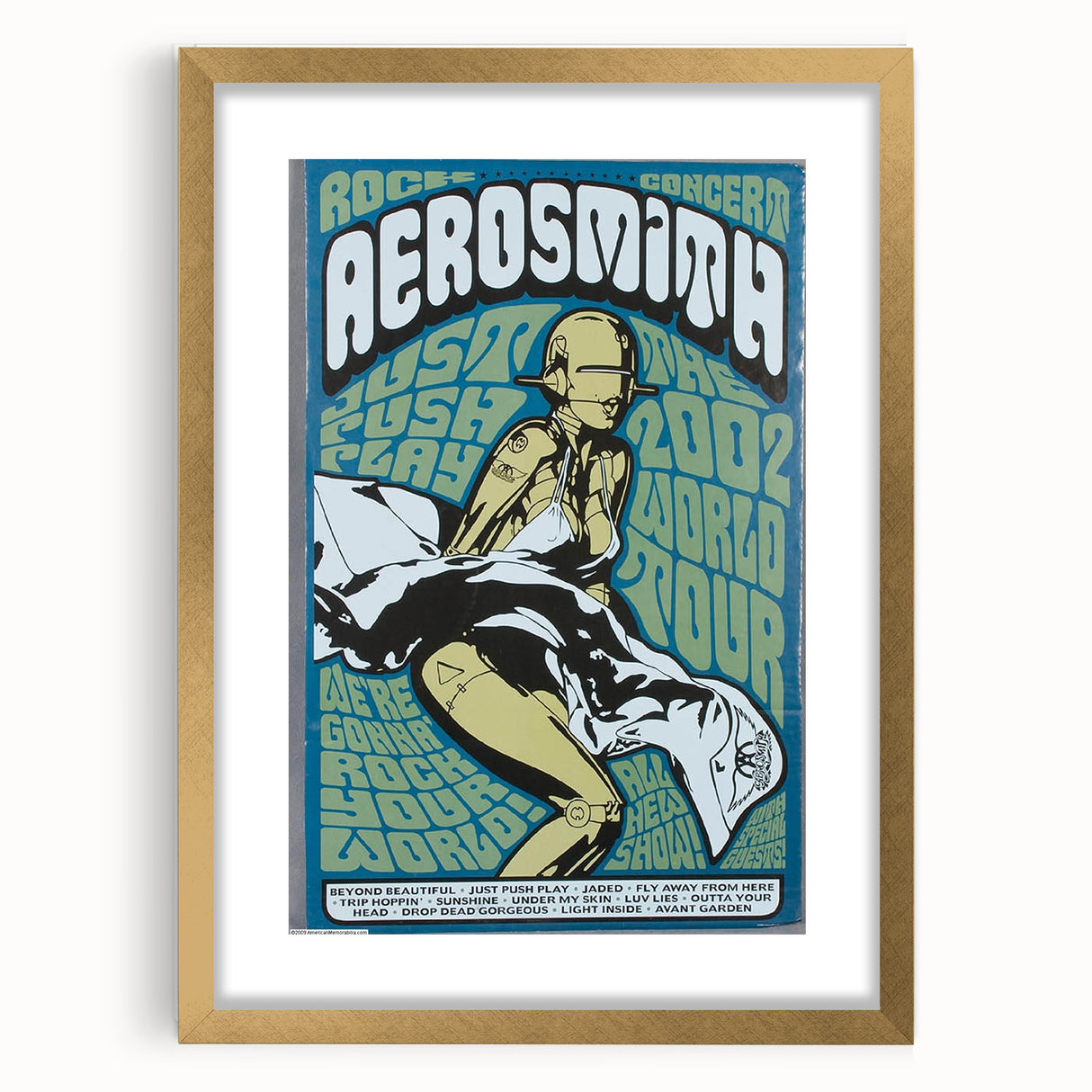 Aerosmith Retro Poster – Vintage Rock Wall Art Print