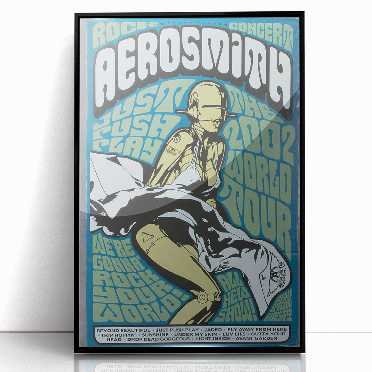 Aerosmith Retro Poster – Vintage Rock Wall Art Print