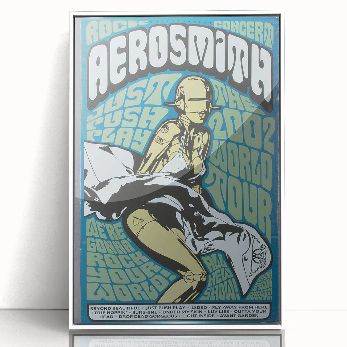 Aerosmith Retro Poster – Vintage Rock Wall Art Print