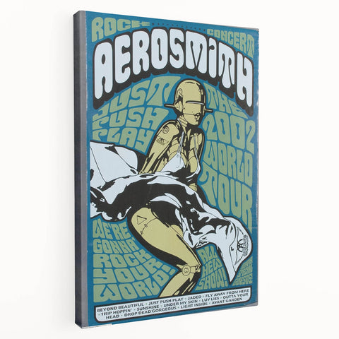 Aerosmith Retro Poster – Vintage Rock Wall Art Print