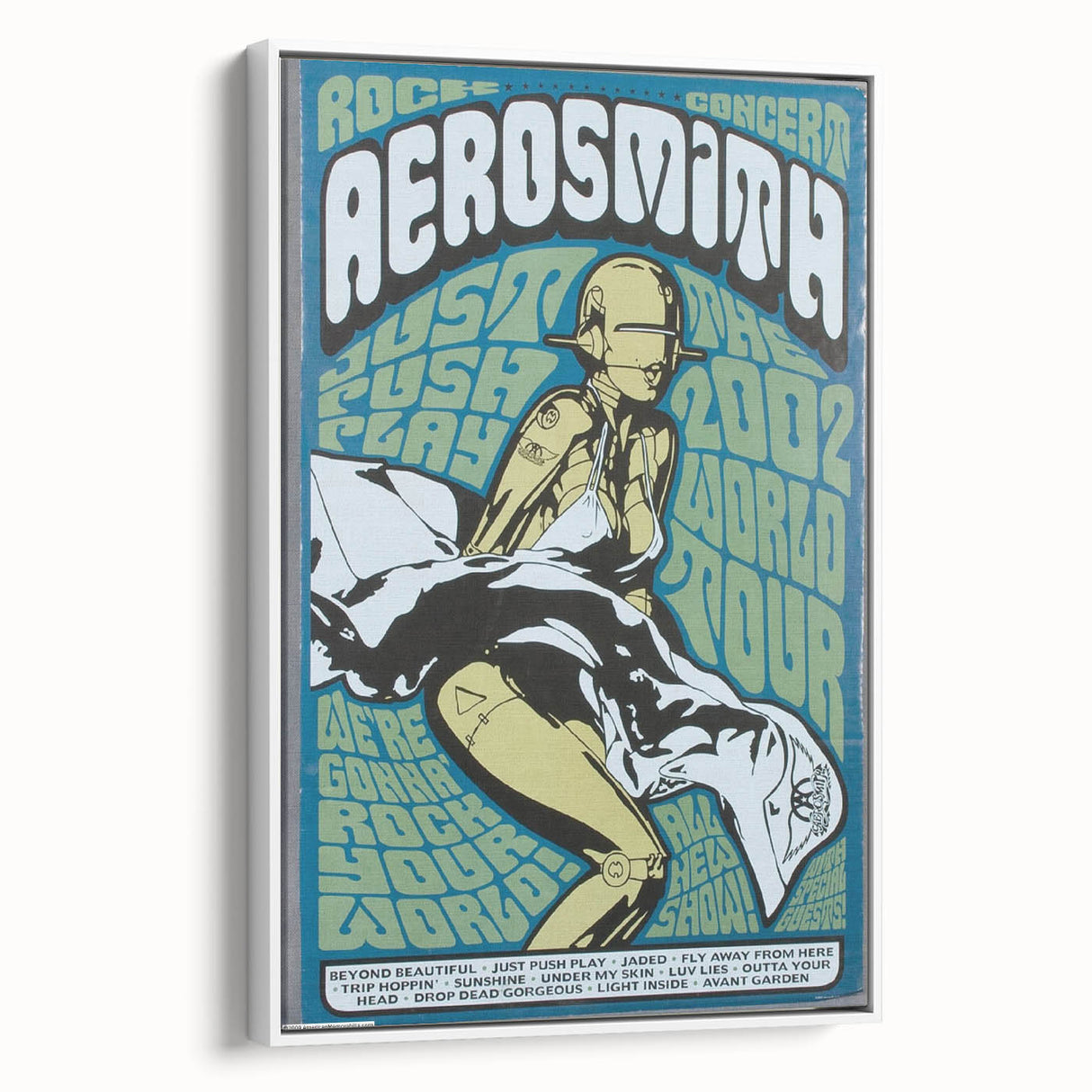 Aerosmith Retro Poster – Vintage Rock Wall Art Print