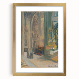 Elegant Realism Art Print – Košice Cathedral Interior