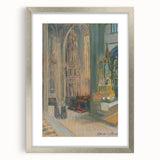 Elegant Realism Art Print – Košice Cathedral Interior