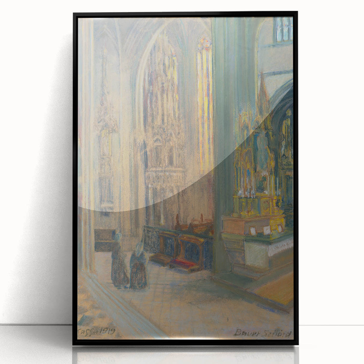 Elegant Realism Art Print – Košice Cathedral Interior