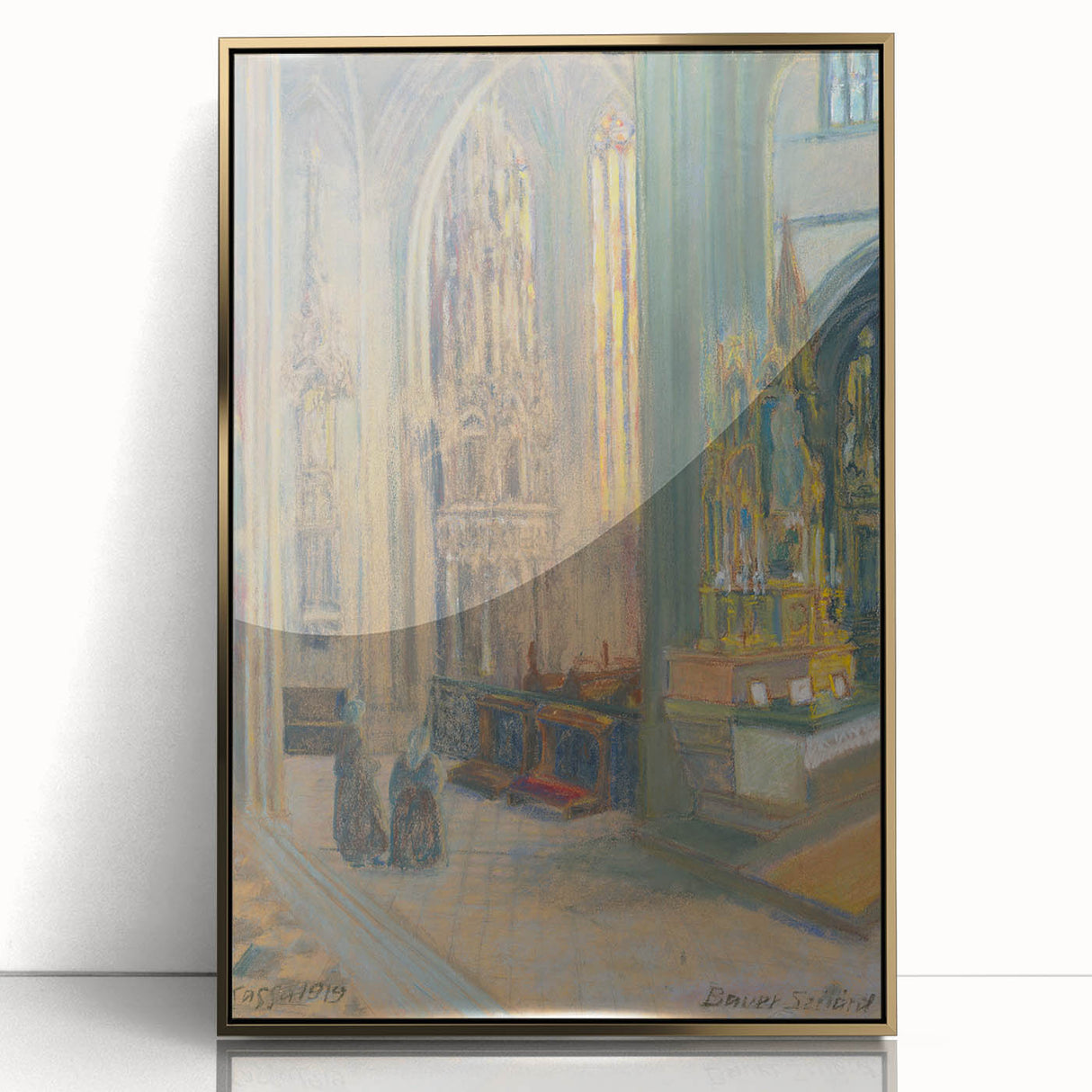 Elegant Realism Art Print – Košice Cathedral Interior