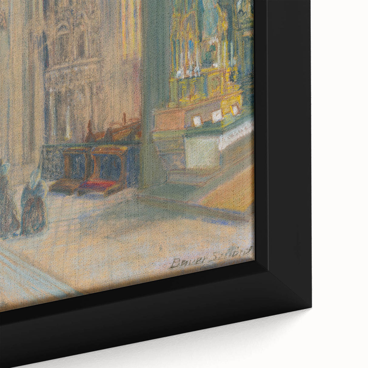 Elegant Realism Art Print – Košice Cathedral Interior
