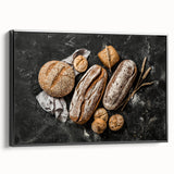 Rustic Artisan Bread - Bakery-Inspired Wall Art for Kitchen