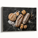 Rustic Artisan Bread - Bakery-Inspired Wall Art for Kitchen