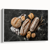Rustic Artisan Bread - Bakery-Inspired Wall Art for Kitchen