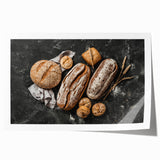 Rustic Artisan Bread - Bakery-Inspired Wall Art for Kitchen