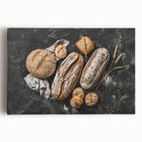 Rustic Artisan Bread - Bakery-Inspired Wall Art for Kitchen