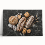 Rustic Artisan Bread - Bakery-Inspired Wall Art for Kitchen
