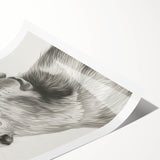 Bathroom Wall Art - Capybara with Toilet Paper Hat