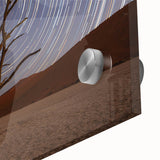 Large abstract wall art depicting the Namibian landscape in muted earth tones on acrylic glass.