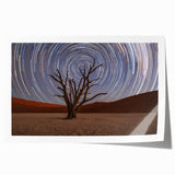Extra large rolled print of Namibian scenery with muted earth tones, ideal for art wall dining room.