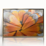 Large art print of Seychelles scenery in mid-century modernist style, framed in gold acrylic, ideal for nursery wall art.