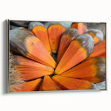 Framed canvas of a Seychelles landscape in vibrant colors, suitable for adding character to a living room.