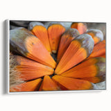 Vintage poster art of Seychelles scenery on a framed canvas with vibrant colors, ideal for living room decor.