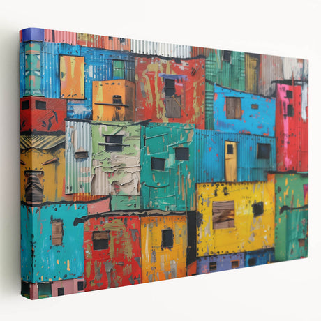 Large canvas depicting a serene South African landscape in earthy tones, ideal for kitchen wall art.