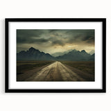 Extra large, textured abstract art print featuring vibrant, colorful patterns, framed in black, ideal for living room decor.