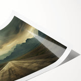 Extra large wall art featuring line art flowers in black on a white background, ideal for large living room decor.