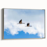 Landscape art painting of Bhutan scenery on a framed canvas, featuring vibrant colors with black vintage poster edges.