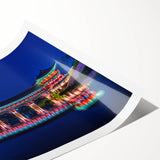 Extra large wall art featuring line art flowers in black on white, rolled print, ideal for large living room decor.