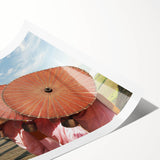 Extra large rolled print of line art flowers in monochrome, ideal for large living room wall art.